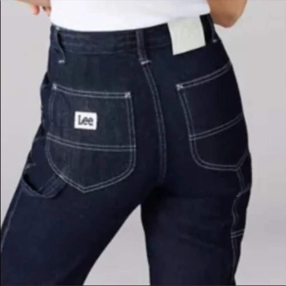 NWT Lee Vintage Modern High Rise Dungaree Ankle Carpenter Jeans - Picture 4 of 6